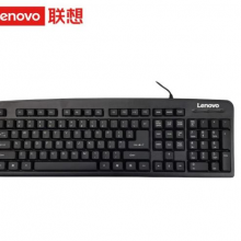 联想（lenovo）键盘 有线键盘 K4800S 电脑办公键盘 笔记本键盘黑色